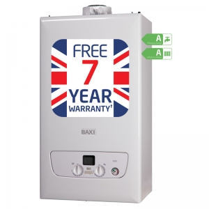 Baxi 600 series 630 30kw Combi Boiler and Flue and 7 Years Warranty